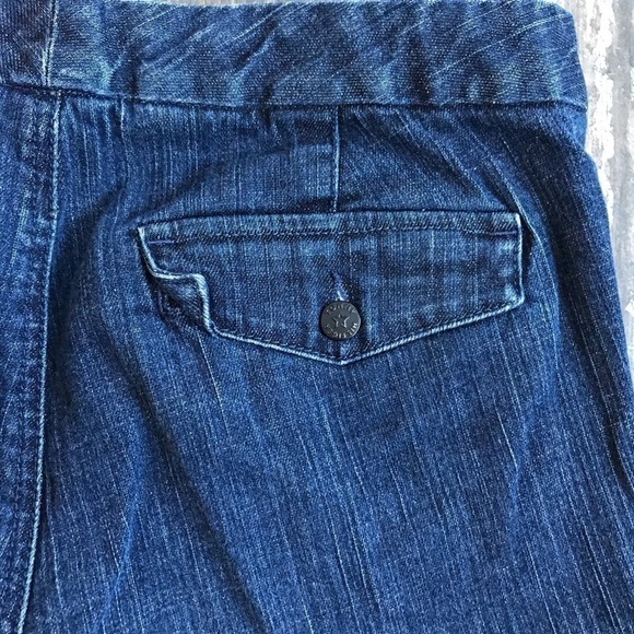 TOMMY Hilfiger indigo stretch denim Bermuda shorts size 8 - Picture 5 of 8